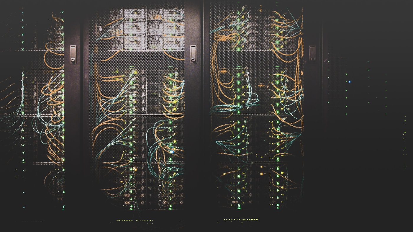 Server racks inside a Sphere-connected data center
